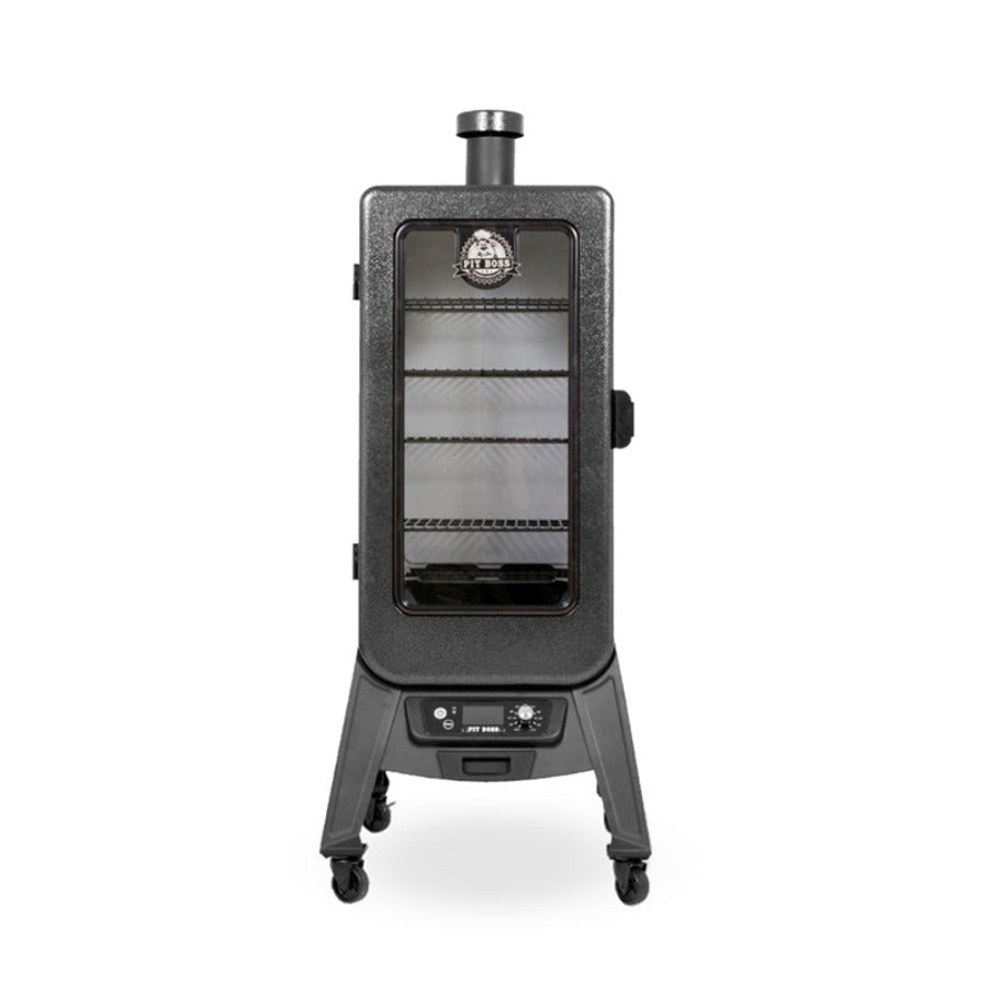 Pit Boss 3-Series Vertical Silver Hammertone Wood Pellet Smoker