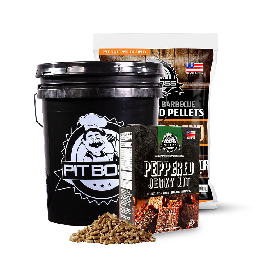 Pit Boss Pitmaster Peppered Jerky Bucket Kit