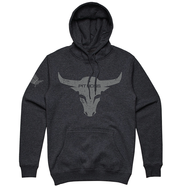 Men’s Charcoal Heather Bull Hoody